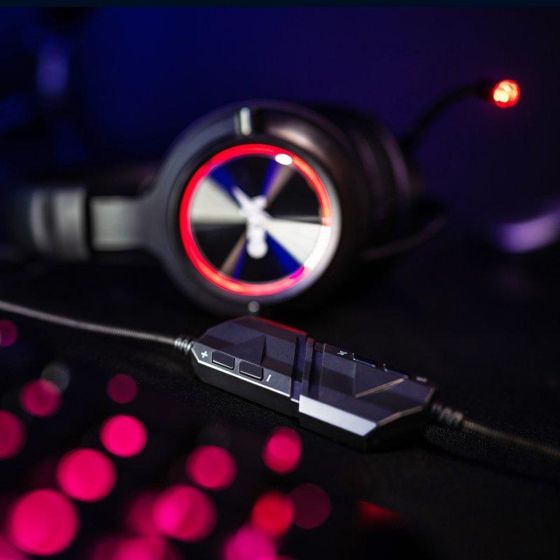 Ausinės Niceboy ORYX X500 SHADOW Juoda