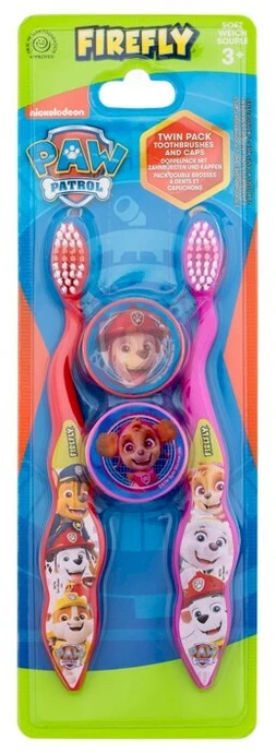 Nickelodeon Paw Patrol Twin Pack Dantų šepetėlis