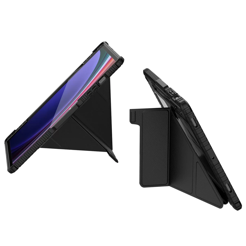 Nillkin Bumper PRO Protective Stand Multi-angle Apple iPad Pro 13 2024 dėklas planšetiniam kompiuteriui juodos spalvos