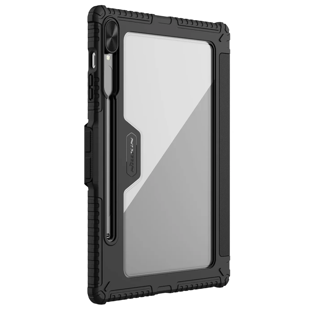 Nillkin Bumper PRO Protective Stand Multi-angle Apple iPad Pro 13 2024 dėklas planšetiniam kompiuteriui juodos spalvos