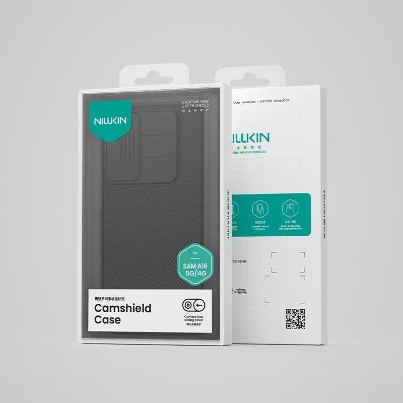 Nillkin CamShield Hard Samsung Galaxy A16 4G/5G dėklas telefonui juodos spalvos