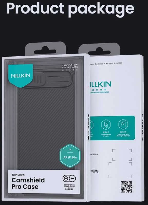 Nillkin CamShield Pro Apple iPhone 16e – dėklas telefonui žalios spalvos