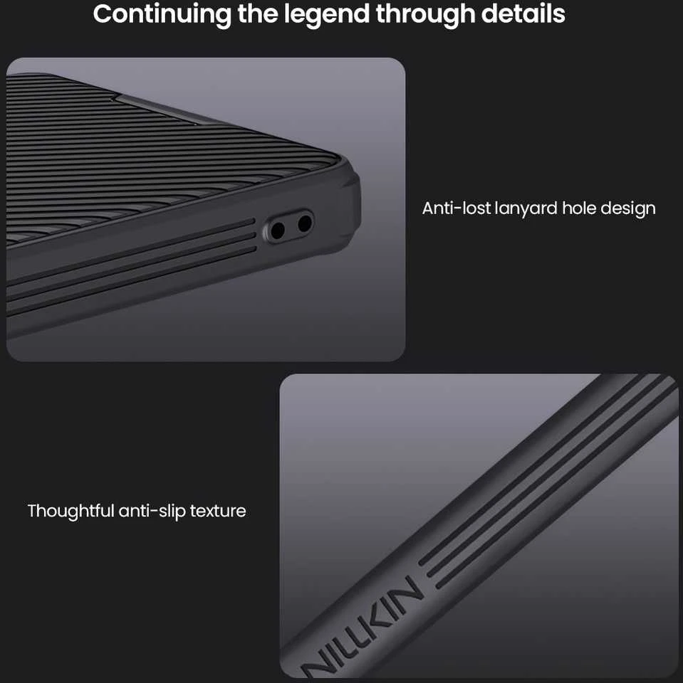 Nillkin CamShield PRO Hard Samsung Galaxy S25 Ultra dėklas telefonui juodos spalvos