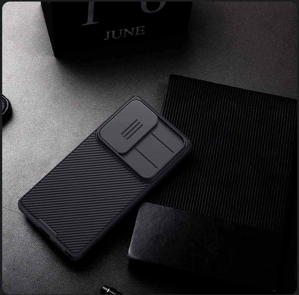 Nillkin CamShield PRO Magnetic Hard dėklas skirtas Samsung Galaxy S25 Ultra juodos spalvos