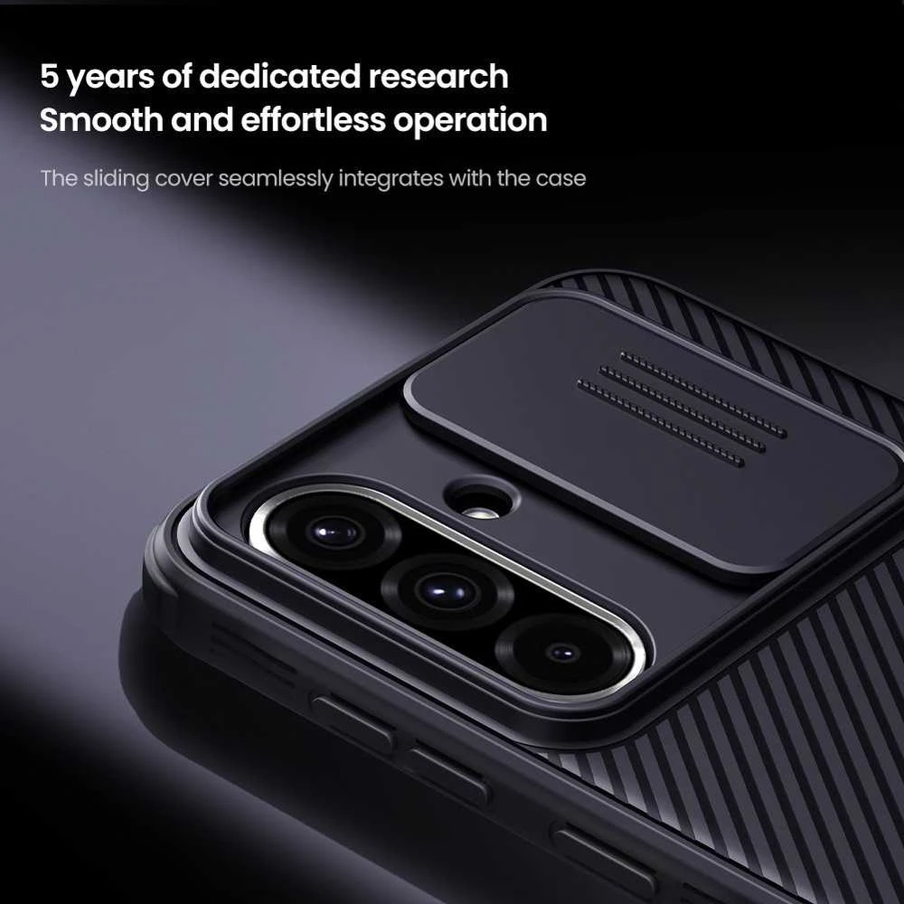 Nillkin CamShield PRO Magnetic Hard Case Samsung Galaxy A36 5G dėklas telefonui juodos spalvos