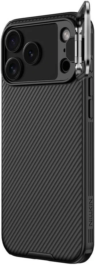 Nillkin CamShield Prop Magnetic dėklas skirtas Apple iPhone 17 Pro Max juodos spalvos