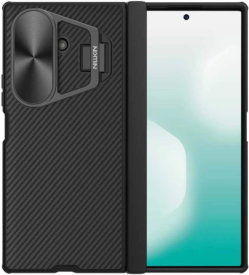 Nillkin CamShield Prop Magnetic dėklas skirtas Samsung Galaxy Z Fold 7 juodos spalvos