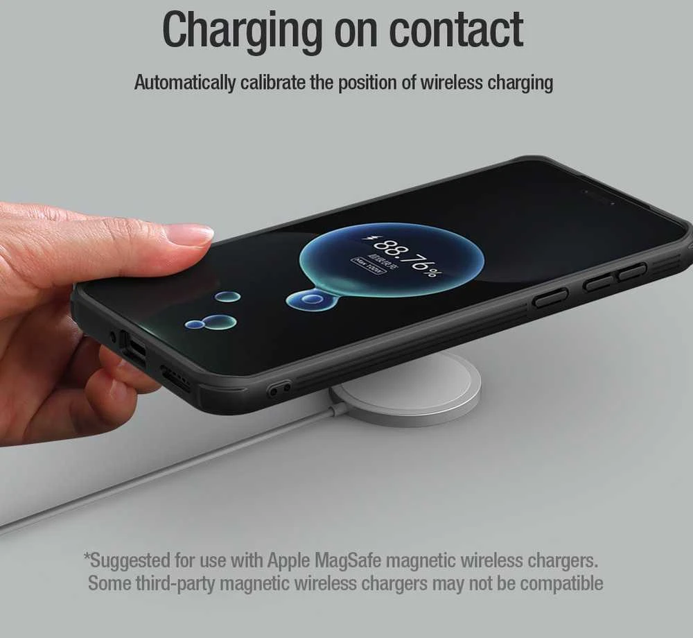 Nillkin CamShield Prop Magnetic Honor Magic7 Pro dėklas telefonui juodos spalvos