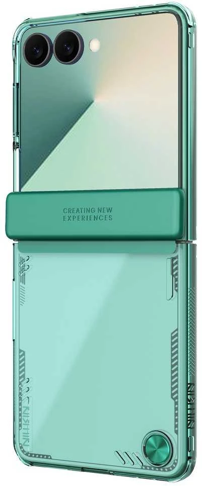 Nillkin Iceblade dėklas skirtas Samsung Galaxy Z Flip 7 žalios spalvos
