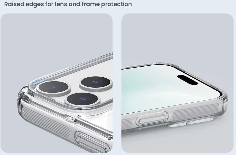 Nillkin Nature TPU PRO dėklas skirtas Apple iPhone 17 Pro Max skaidrus