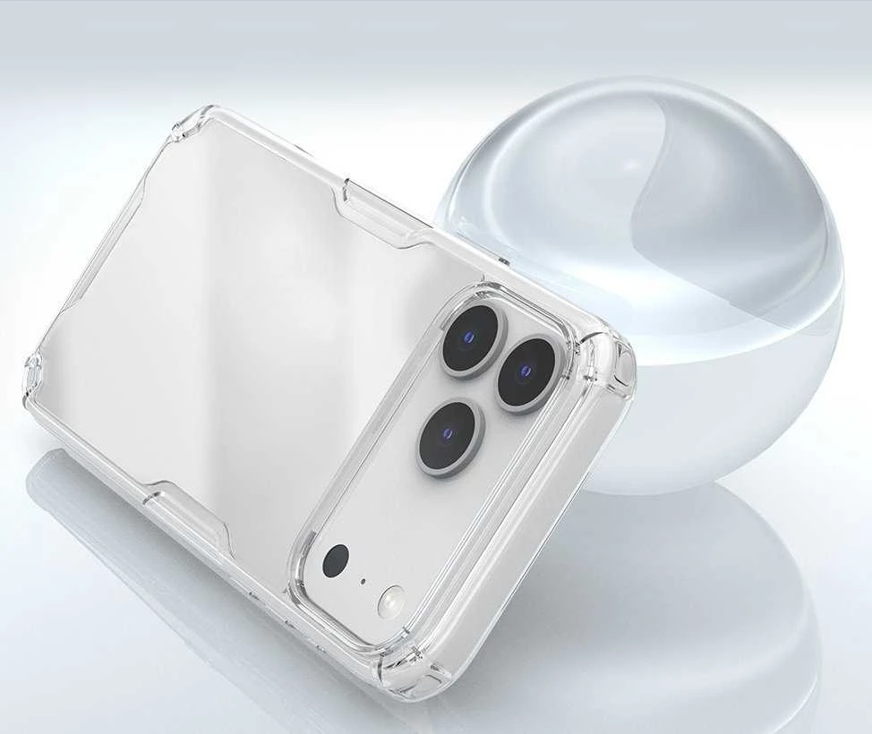 Nillkin Nature TPU PRO dėklas skirtas Apple iPhone 17 Pro Max skaidrus