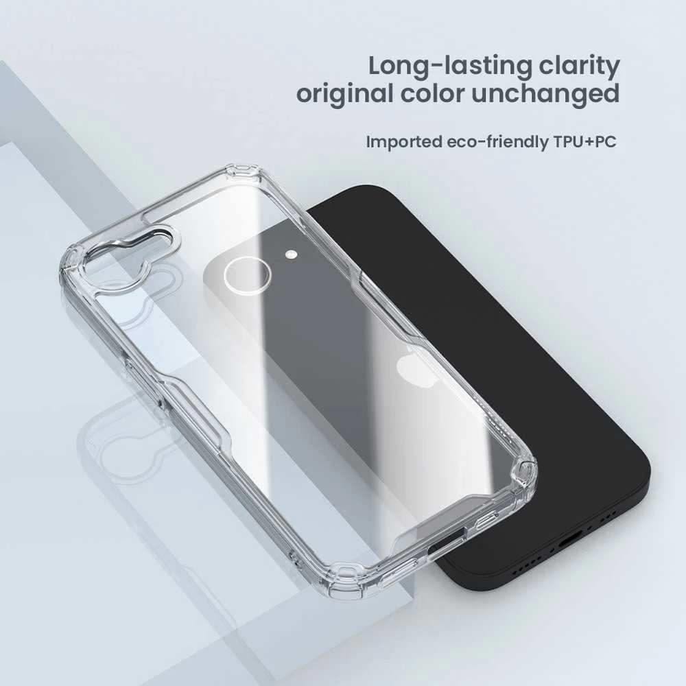 Nillkin Nature TPU PRO Apple iPhone 16e dėklas telefonui skaidrus