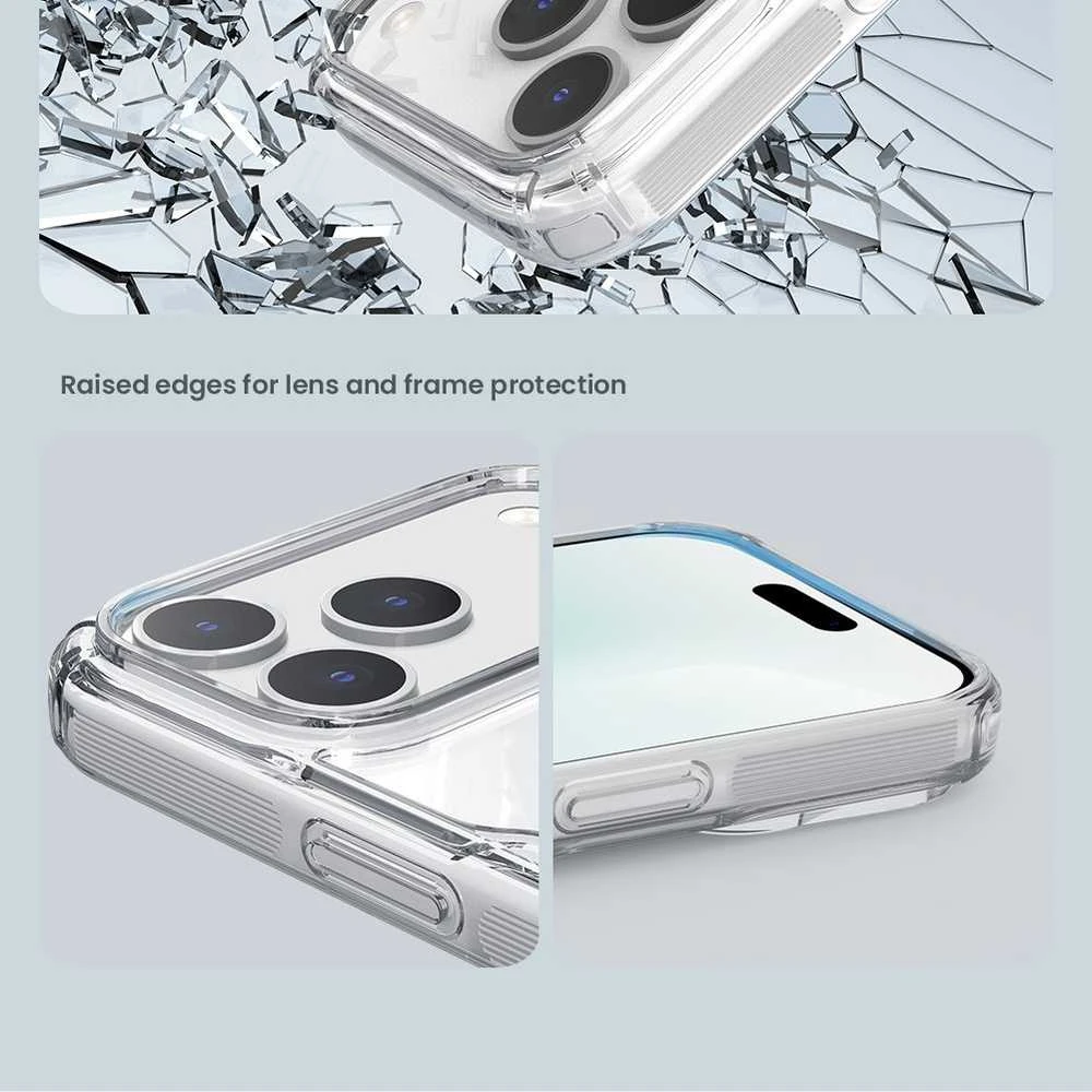 Nillkin Nature TPU PRO dėklas skirtas Apple iPhone 17 Pro skaidrus