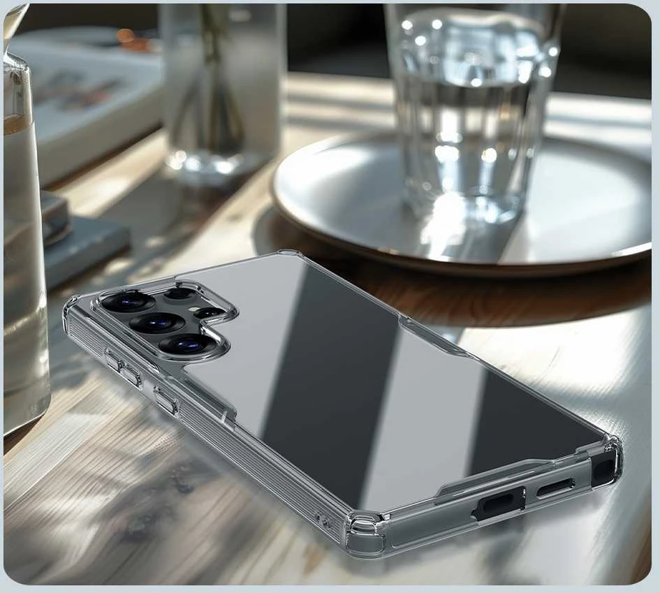 Dėklas Nillkin Nature TPU PRO dangtelis, skirtas Samsung Galaxy S25 Ultra Transparent