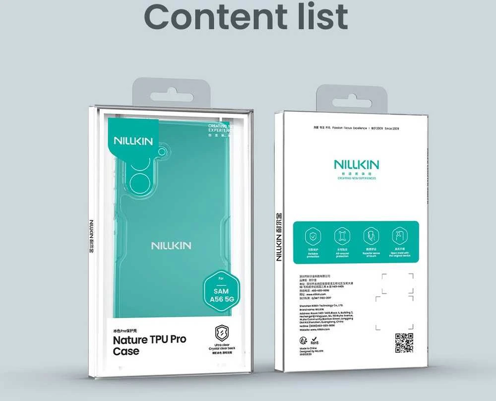 Nillkin Nature TPU PRO Samsung Galaxy A56 5G dėklas telefonui skaidrus