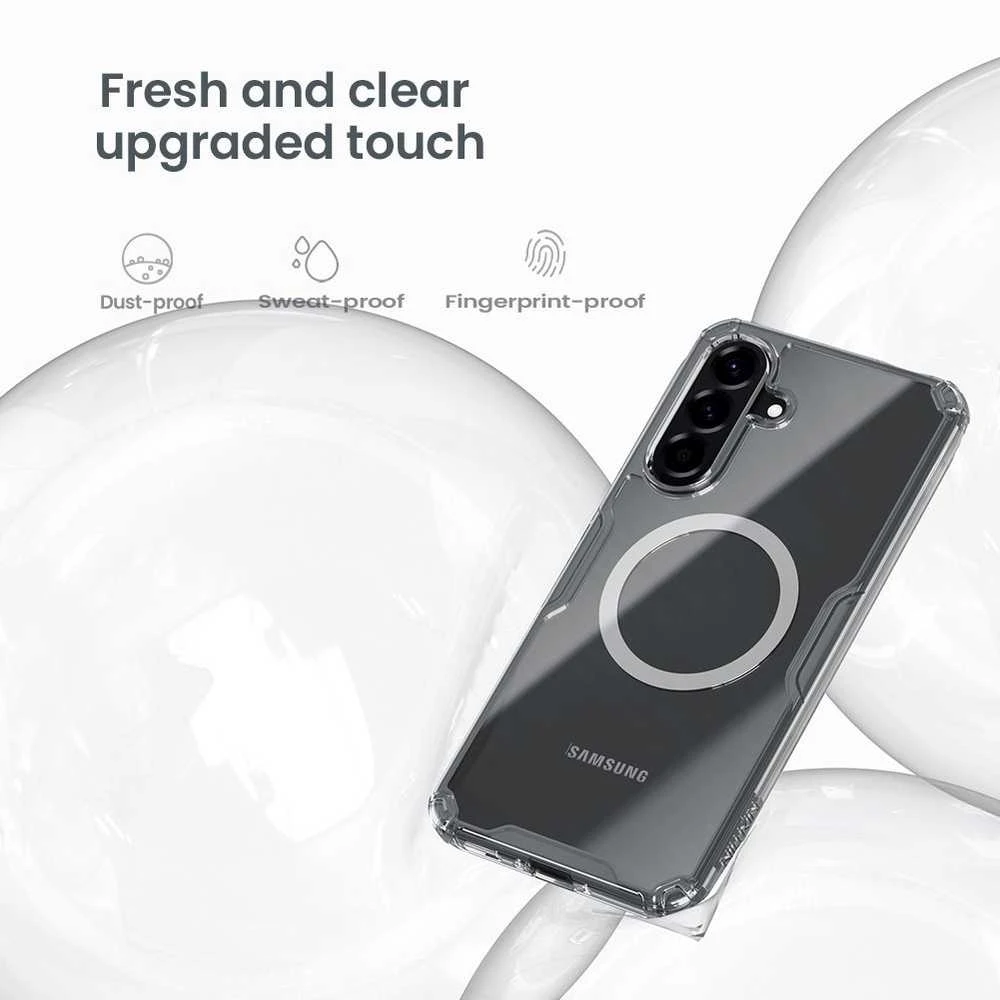 Nillkin Nature TPU PRO Magnetic Samsung Galaxy A56 5G dėklas telefonui skaidrus