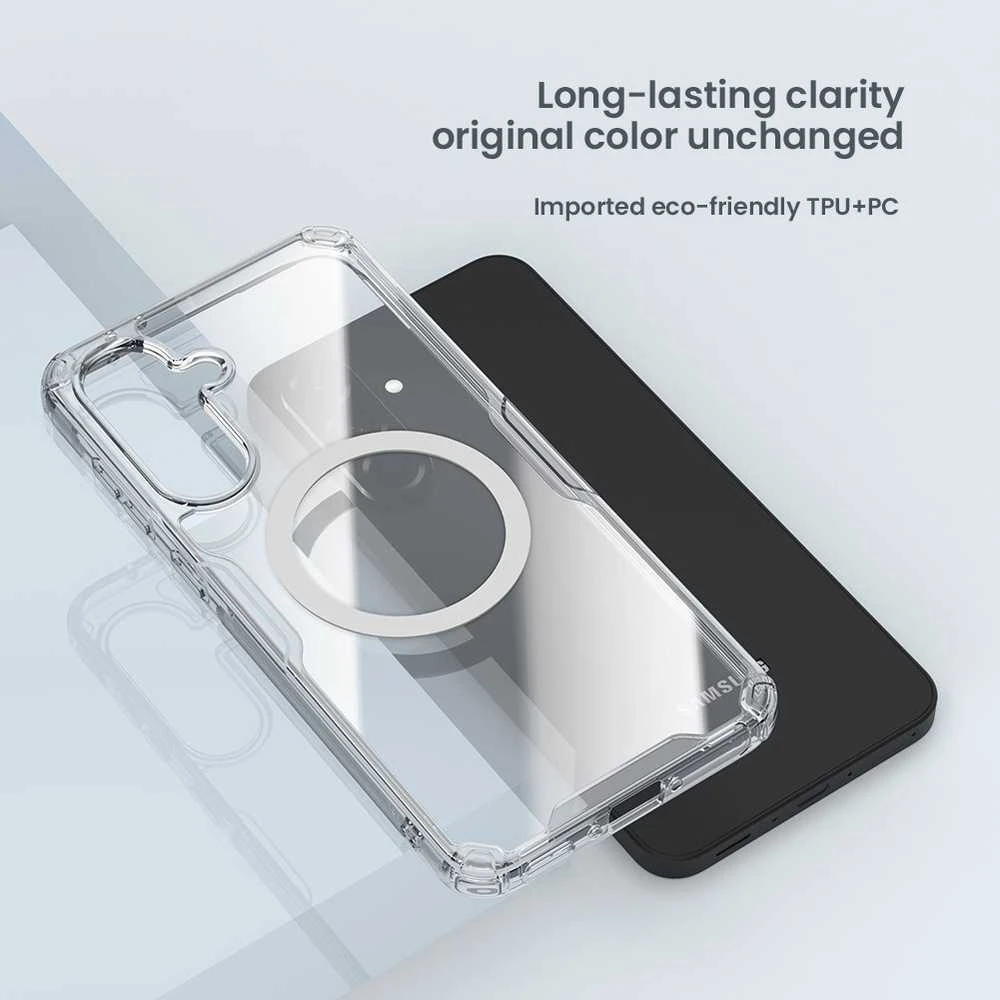 Nillkin Nature TPU PRO Magnetic Samsung Galaxy A56 5G dėklas telefonui skaidrus