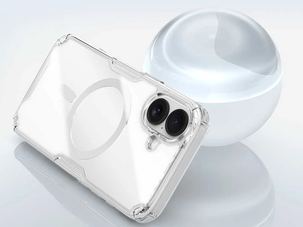 Nillkin Nature TPU PRO Magnetic dėklas skirtas Apple iPhone 17 skaidrus