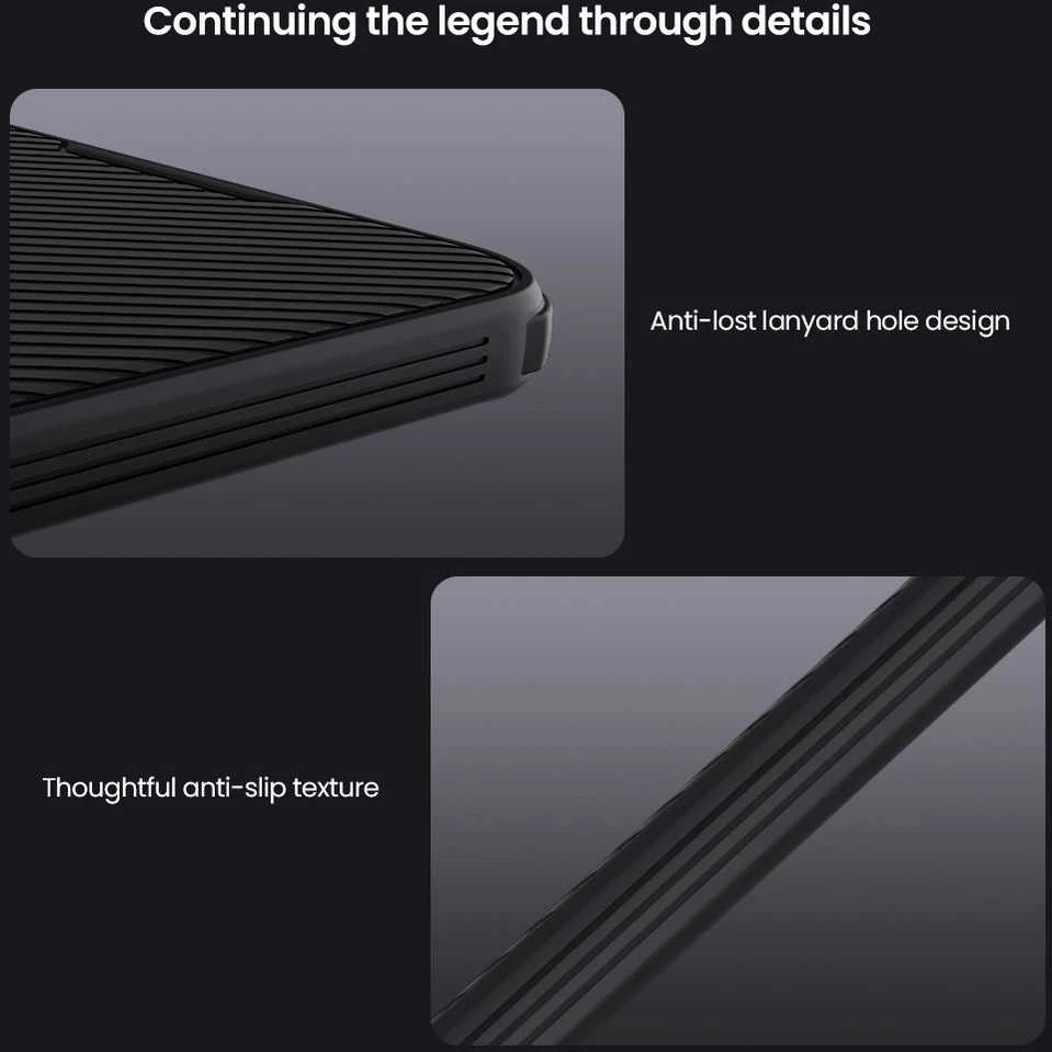 Nillkin Super Frosted PRO Magnetic Back dėklas skirtas Samsung Galaxy A17 5G juodos spalvos
