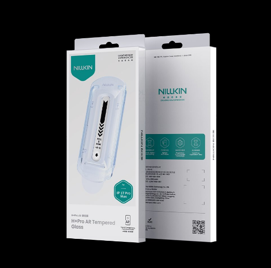 Nillkin Apsauginis stiklas 0.2mm H+ PRO 2.5D skirtas iPhone 17 Pro Max (su aplikatoriumi)