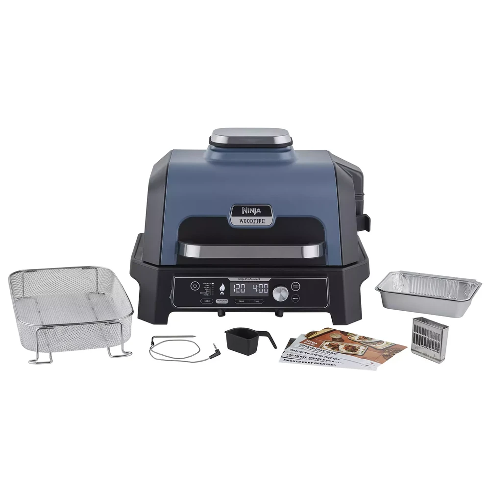 Elektrinis grilis Ninja OG901EU Woodfire Pro Connect XL
