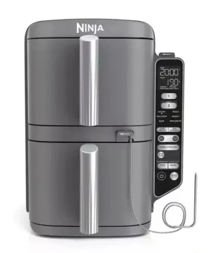 Karšto oro gruzdintuvė Ninja Double Stack XL SL451EU, 9,5 l - Smart Cook sistema su termometru