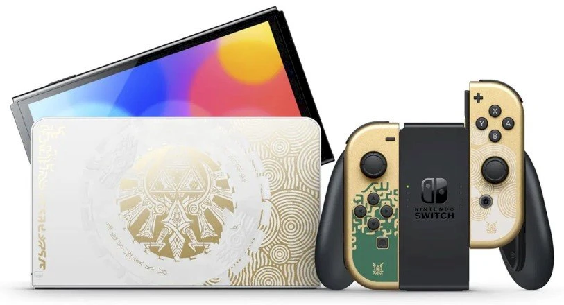 „Nintendo Switch“ OLED konsolė „Zelda: Tears of the Kingdom“ riboto leidimo