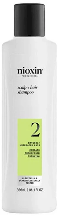 Nioxin Sistema 2 - Champú - Cabello Natural Con Debilitamiento Avanzado, 1000 ml