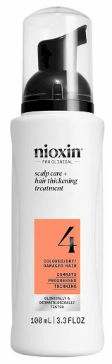 Nioxin Sistema 4 - Sérum Densificador - Cabello Teñido y Dañado Con Debilitamiento Avanzado, 100 ml