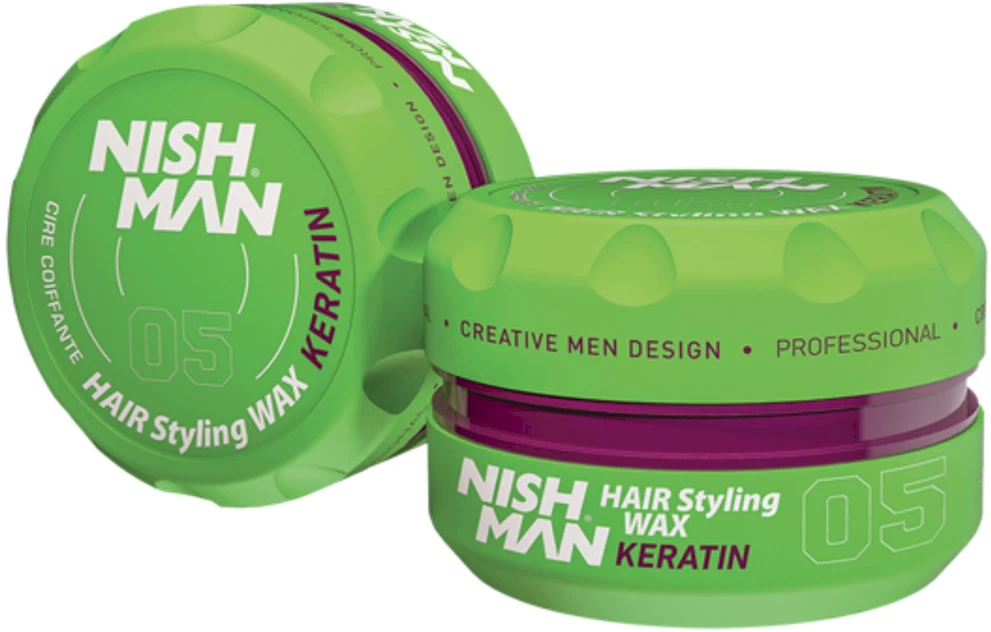 Nishman Hair Styling Wax Keratin plaukų formavimo vaškas, 150 ml