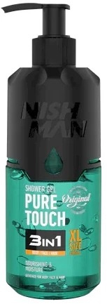 Nishman Pure Touch 3 in 1 Dušo želė dušo gelis, 480 ml