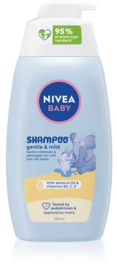 Nivea Baby Gentle & Mild Shampoos šampūnai