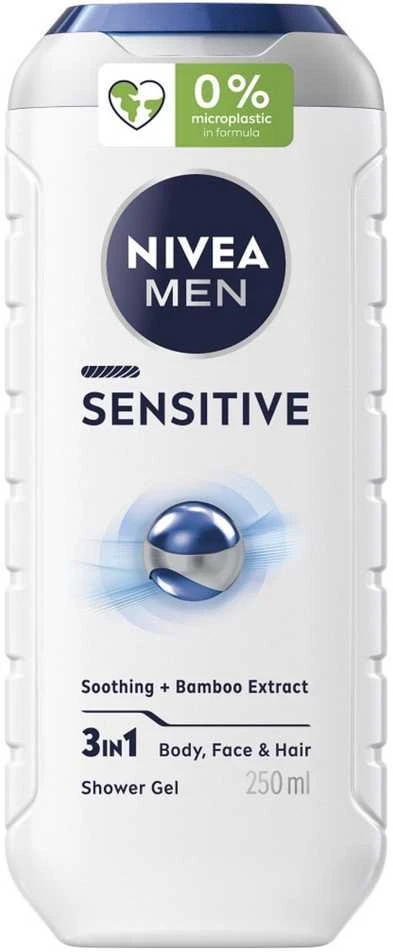Nivea Men Sensitive Dušo želė vyrams, 250 ml