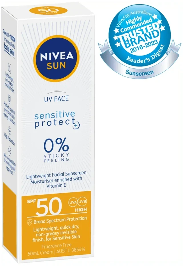 veido kremas Nivea Sun Facial Shine Control Medium Tone Spf50 50ml