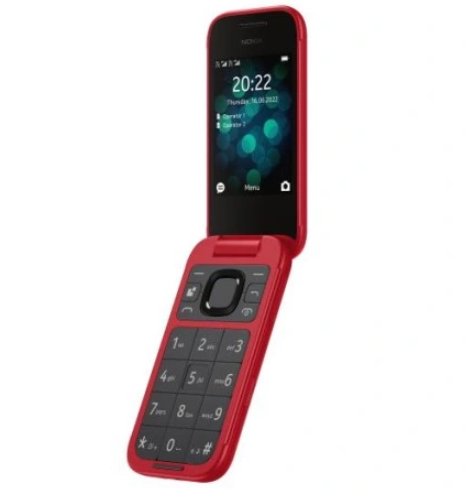 Mobilusis telefonas Nokia Rinkinys 2660 Flip 4G Dual Sim Raudona + Įkroviklis biurkowa