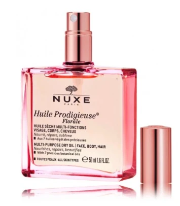 Nuxe Sausasis aliejus „Huile Prodigieuse Florale® Multi-purpose dry oil“ (veidui ir kūnui puoselėti), 50 ml