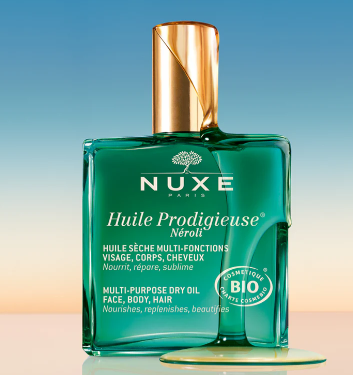 Nuxe Sausasis aliejus „Huile Prodigieuse® Multi- Purpose Organic Neroli Dry Oil“ (veidui, kūnui, plaukams)