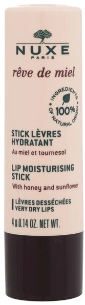 NUXE Reve de Miel Lip Moisturising Stick Lūpų balzamas moterims, 4 g