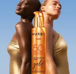 „Nuxe Sun“ itin stiprios apsaugos auksinis aliejus nuo saulės SPF50, 150 ml