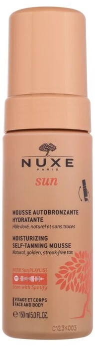 Nuxe Sun Moisturizing Savaiminio įdegio putėsiai, 150 ml