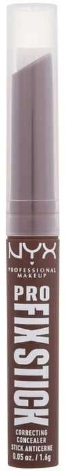 Nyx Pro Fix Stick Correcting Vegan Correct Conceal Brighten Pieštukas Maskuoklis 17 Deep Walnut 1.6 g
