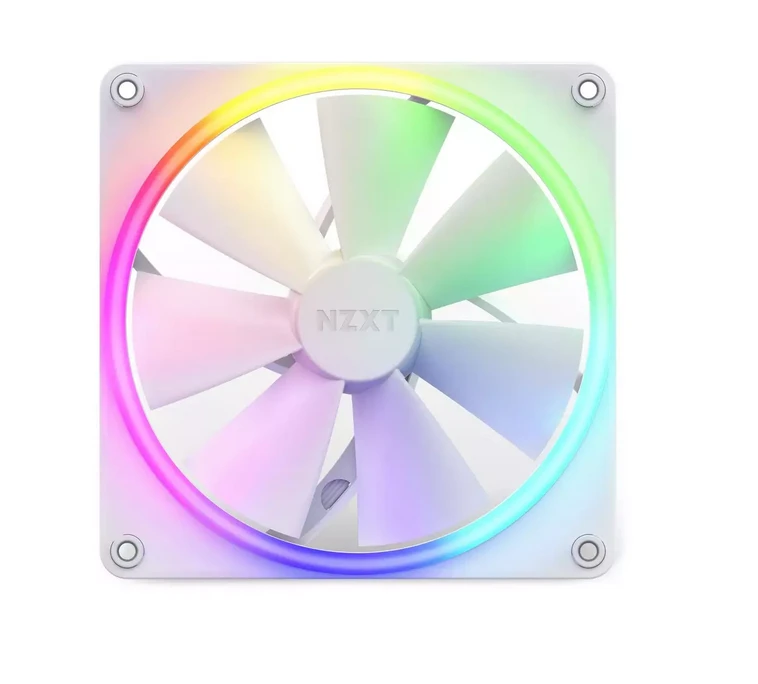NZXT F140 RGB 140mm balta