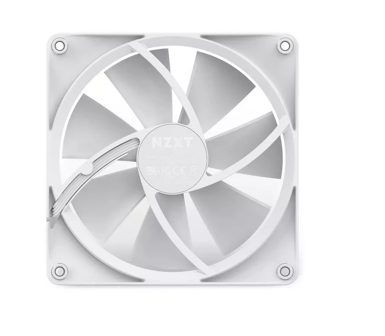 NZXT F140 RGB 140mm balta