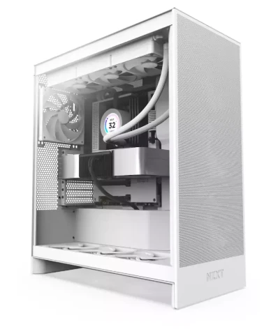 NZXT korpusas H7 Flow 2024 langas Baltas