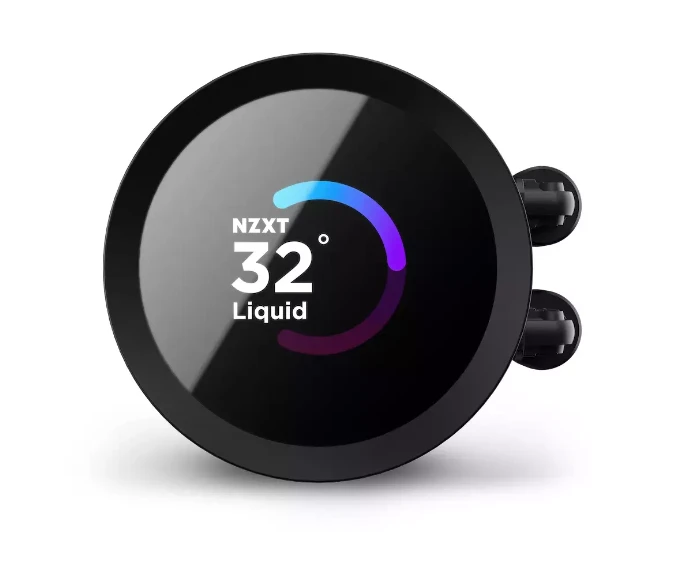 NZXT Kraken aušinimo blokas su LCD temperatūros ekranu
