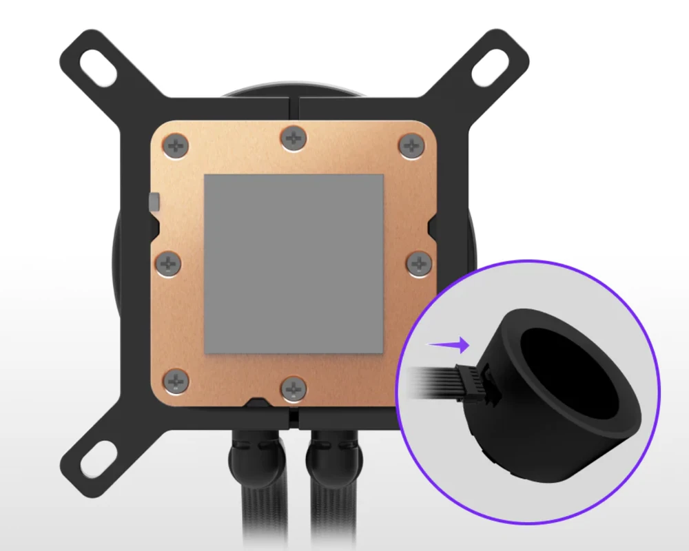 NZXT Kraken Plus 360 AiO Vanduo Cooling – 360mm, juodas