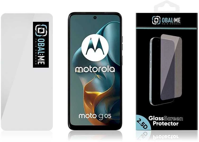 OBAL:ME 2.5D apsauginis stiklas (ekrano apsauga), skirtas Motorola G05/E15 Clear