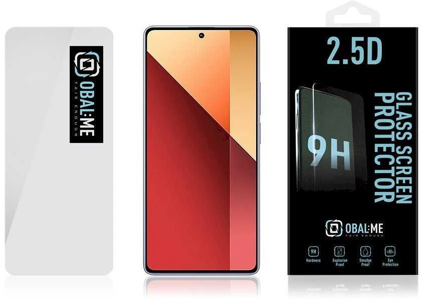 OBAL:ME 2.5D apsauginis stiklas Xiaomi Redmi Note 13 Pro 4G/5G Clear
