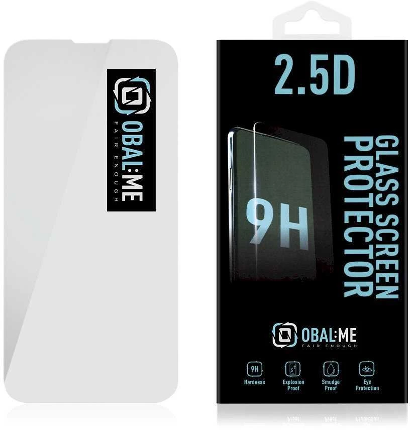 OBAL:ME 2.5D apsauginis stiklas telefonui Apple iPhone 13/13 Pro/14 Clear