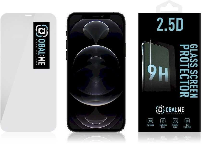 OBAL:ME 2.5D apsauginis stiklas telefonui iPhone 12/12 Pro Clear